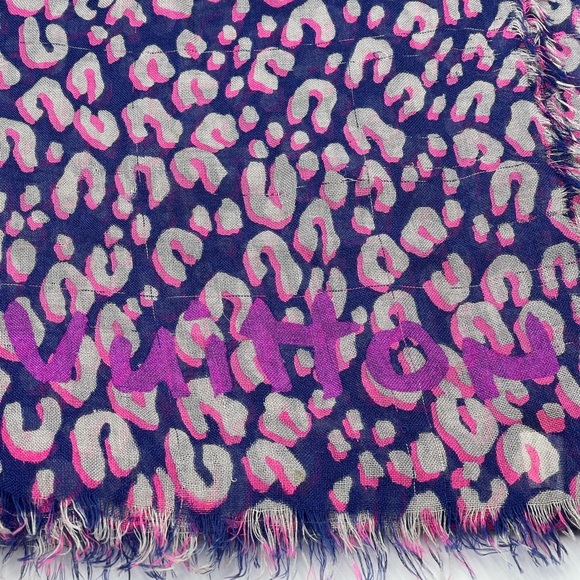 Louis Vuitton Stephen Sprouse Graffiti Leopard Scarf Wrap Etole Limited Edition - Picture 4 of 16